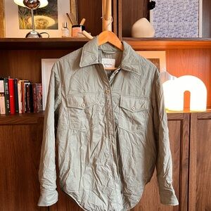 Wilfred Sage Green Shirt Jacket